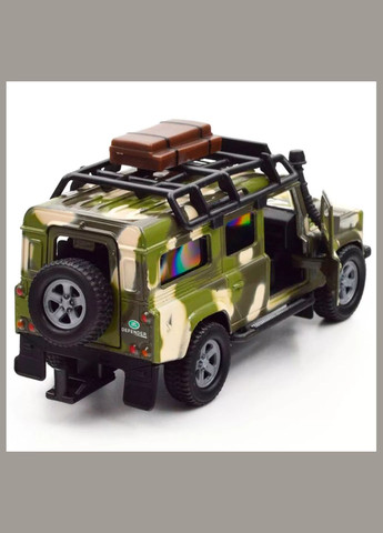 Автомодель Land Rover Defender Милитари с прицепом и лодкой (520191.270) TechnoDrive (326805796)