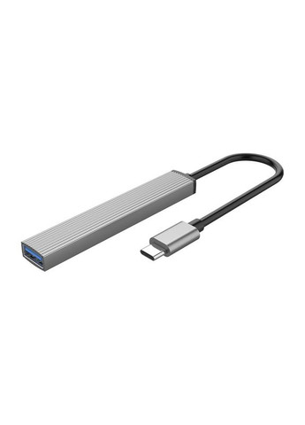 USB-хаб AH-A12F-GY-BP USB Type-C 3-в-1 Grey (CA913770) Orico (370617720)