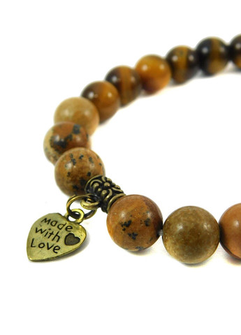 Браслет "Он и она" Яшма, Тигровый глаз 16 Fursa fashion (324228418)