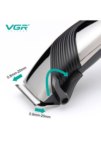 Машинка для стрижки волос с керамическими ножами VGR v-121 (280931024)