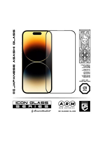 Защитное стекло Icon 3D для Apple iPhone 16 Pro Black (ARM78028) ArmorStandart (343049972)
