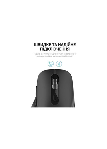 Мышка M230B Silent Click Wireless/Bluetooth Black (M230B) OfficePro (306461359)