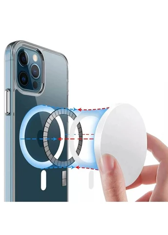Чехол TPU Накладка MagSafe для Apple iPhone 11 Pro Max 6.5" Прозрачный No Brand (402062779)