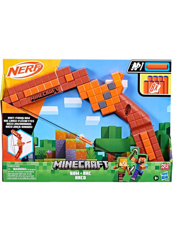 Нерф Майнкрафт Лук с проволочками Nerf Minecraft Bow Dart Blaster G1120 Mattel (372012114)
