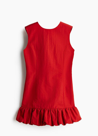 Червона святковий сукня H&M однотонна
