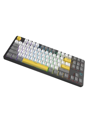 Клавиатура AK870 V2 Flying Fish Switch USB UA Black/Grey/Yellow (AK870-V2-FF-BGY) Ajazz AK870 V2 Flying Fish Switch USB UA Black/Grey/Yell (377856739)