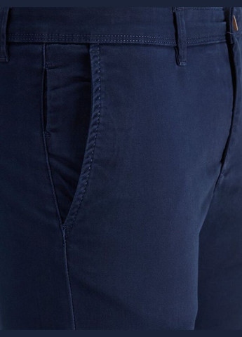 Синие повседневный, кэжуал демисезонные чиносы брюки JACK&JONES