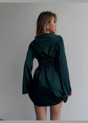 Зелена святковий сукня No Brand однотонна