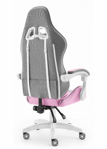 Комп'ютерне крісло Rainbow Pink-Gray тканина No Brand (347311667)