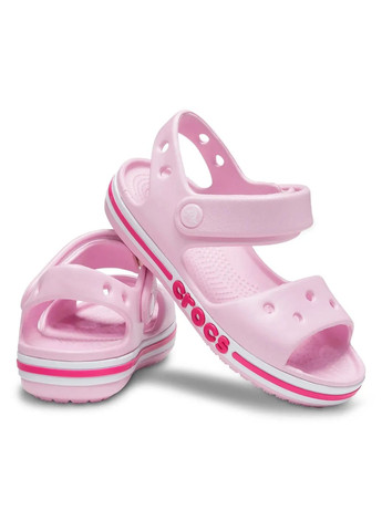 Дитячі сандалі Крокс Kids Sandal Ballerina Pink 205400 Crocs Bayaband (326492339)