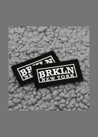 Нашивка "BRKLN" чорного кольору (2933) No Brand (335811733)