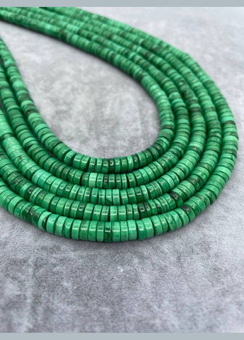 Малахит на нити без замка 6 мм 40 см No Brand (313088747)