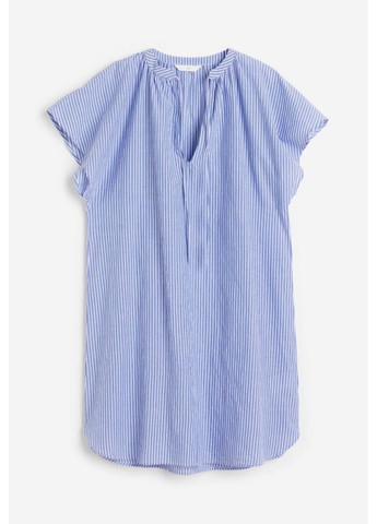 Синя повсякденний жіноча бавовняна сукня н&м (57078) xl синя H&M