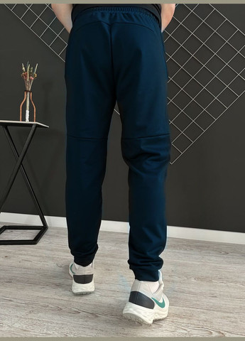 Темно-синие спортивные, повседневный демисезонные брюки Vakko