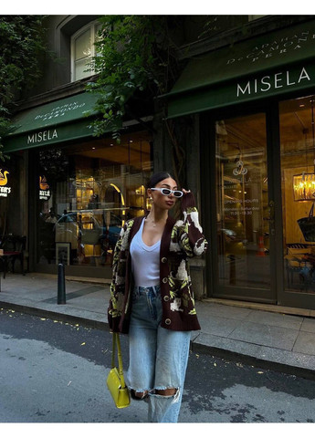 Стильний турецький кардиган із шерсті та акрилу (заміри в описі) DK/DL Мода без кордонів (363829078)