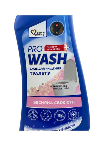 Засіб для чищення унітаза Весняна свіжість 750 г. 5499 Pro Wash (356613997)