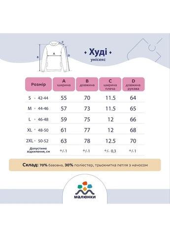 Молочний худі чоловічий з принтом україна Малюнки (378581925)