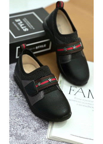 Мокасини дитячі чорні Lilin Shoes (305847633)