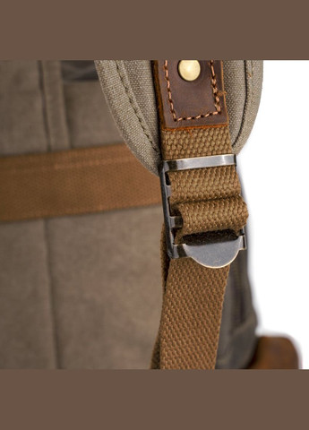 Рюкзак для подорожей туристичний чоловічий canvas 20107 Болотний Vintage (301871675)