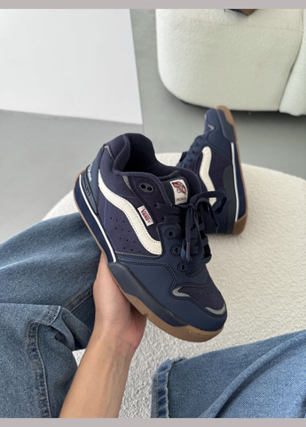 Кроссовки женские и мужские Vans Rowley XLT x Dime blue | Ванс Ровли ХТЛ синие No Brand синие демисезоны (316231468)