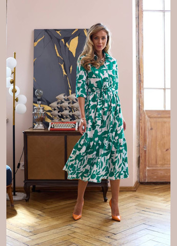 Зелена жіноча сукня Украина