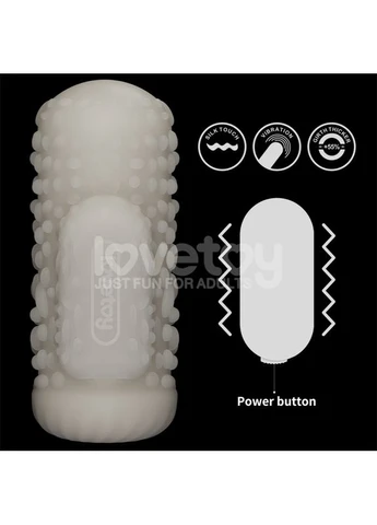 Вібронасадка на пеніс Knights Ring Vibrating Dual Purpose Sleeve Drip Lovetoy (381045339)
