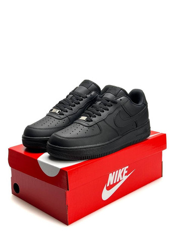 Черные демисезонные кроссовки мужские nike No Brand Air Force 1 All Black