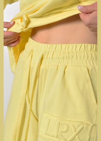 Спортивний костюм жіночий жовтого кольору Let's Shop (293765086)