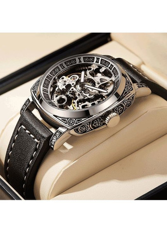 Наручний годинник чоловічий Baron Сріблястий (2713) WishDoIt (364274329)