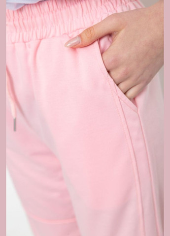 Спорт штани жіночі однотонні, колір рожевий, Ager (288750542)
