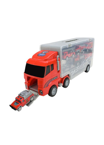 Детский трейлер с машинками PS006-2, 6 машинок АВТОПРОМ (364847679)