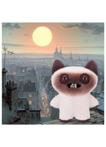 Мягкая игрушка Кото Лате 24 см (15752B) Fuggler Кото Лате 24 см (381166844)