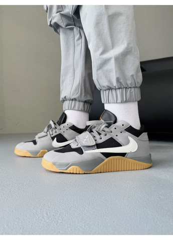КРОСІВКИ ЖІНОЧІ NIKE AIR JORDAN X TRAVIS SCOTT JUMPMAN JACK GRAY НАЙК АІР ДЖОРДАН No Brand сірі демісезони (367171783)