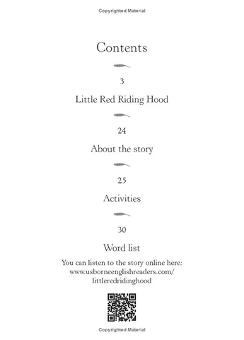 Little Red Riding Hood. English Readers Level 1 Usborne Publishing (370108753)