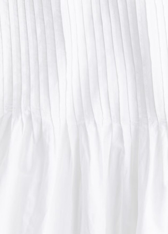 Белая кэжуал однотонная юбка H&M