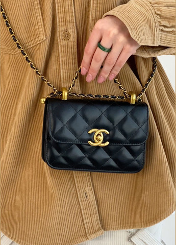 Женская сумка Chanel кросс-боди черная No Brand (290664106)