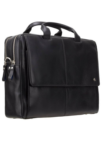Чёрный кожаный портфель для мужчин ML24 BLK Visconti (303831807)