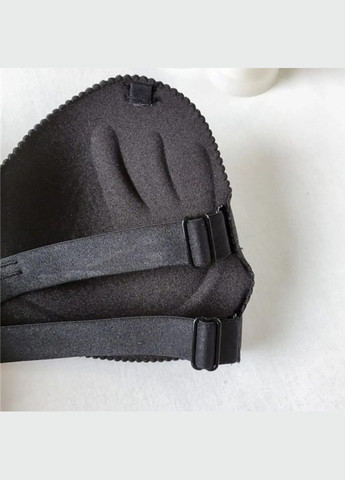 Чорний невидимка гладкий безшовний бюстгальтер-бандо русалка пуш ап чорний 70ав-75ав Po Fanu без кісточок