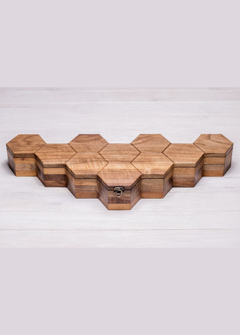 Сотова скринька для 10-ти годинників з індивідуальним логотипом EcoWalnut (295548195)