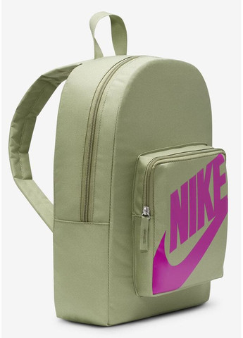 Рюкзак Y NK CLASSIC BKPK 16L зелений Діт 38х28х13 см Nike (371784084)