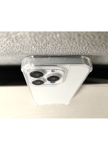 Чехол на 14 PRO Противоударный усиленные силиконовый бортики для айфона 14 О Clear case No Brand (369137130)