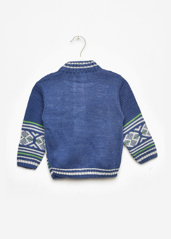 Синій зимовий кофта дитяча для хлопчика синього кольору пуловер Let's Shop