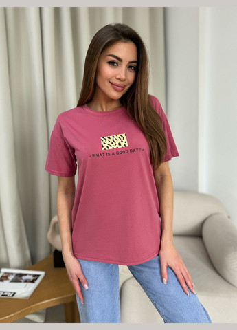 Темно-розовая летняя футболки Magnet WN20-605