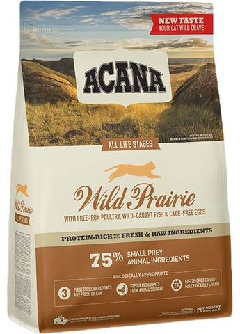 Сухой корм для кошек всех пород Wild Prairie Cat 1.8 кг (a64018) (064992714574) Acana (280951643)