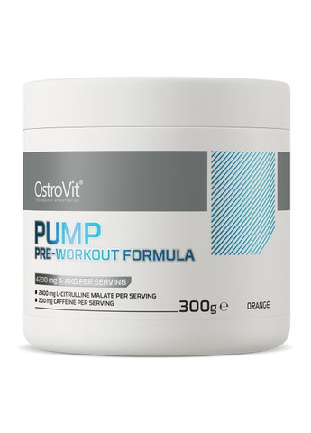PUMP Pre-Workout 300 g /30 servings/ Orange Ostrovit (278277816)