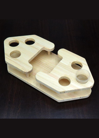 Підставка для чарок з дерева Тадео 40 бланже (НБС-400601) No Brand (327847357)