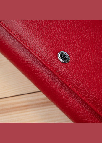 Вместительный кошелек для женщин 19391 Красный st leather (331907057)