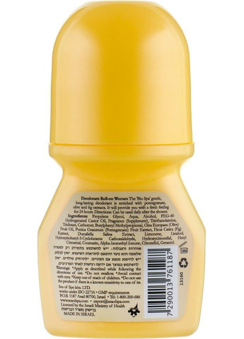 Дезодорант кульковий жіночий Bio Spa Deodorant Roll-on for Woman 50ml (72235-40444916) Sea of Spa (368626136)