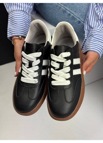 453 Кеды Кожаные Черные Hengji чёрные демисезоны (367960238)