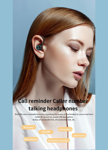 Один bluetooth навушник S10 чорний No Brand (302242997)